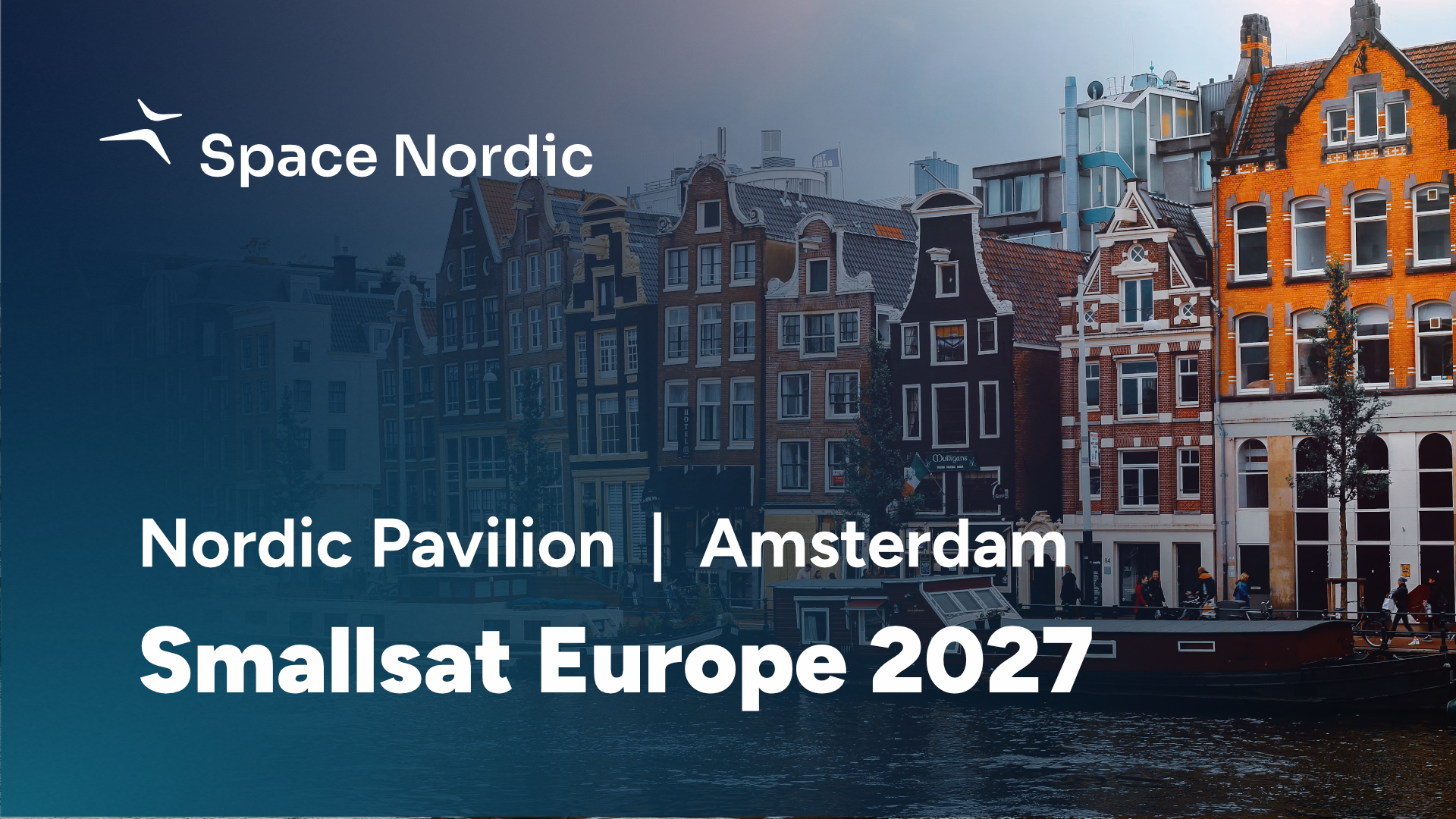 Space Nordic pavilion at Smallsat Europe 2027 in Amsterdam