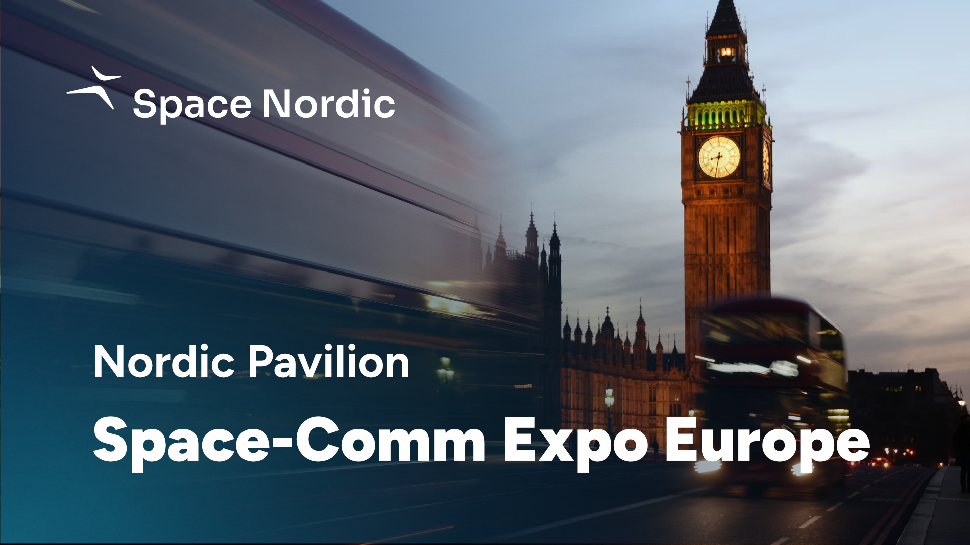 Space Nordic Pavilion at Space-Comm Expo Europe in London